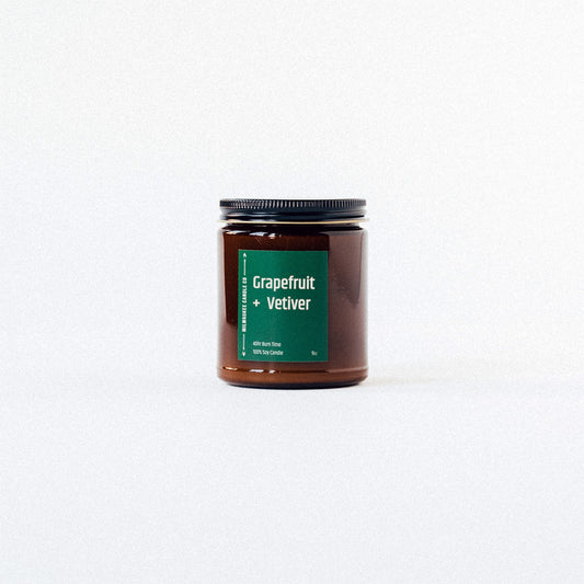 Grapefruit + Vetiver // Soy Candle