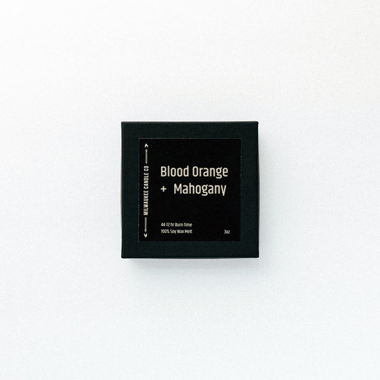 Blood Orange + Mahogany Eco Friendly Wax Melt Soy Wax Melt Hand Poured