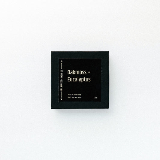 Oakmoss + Eucalyptus Eco Friendly Wax Melt Soy Wax Melt Milwaukee Candle