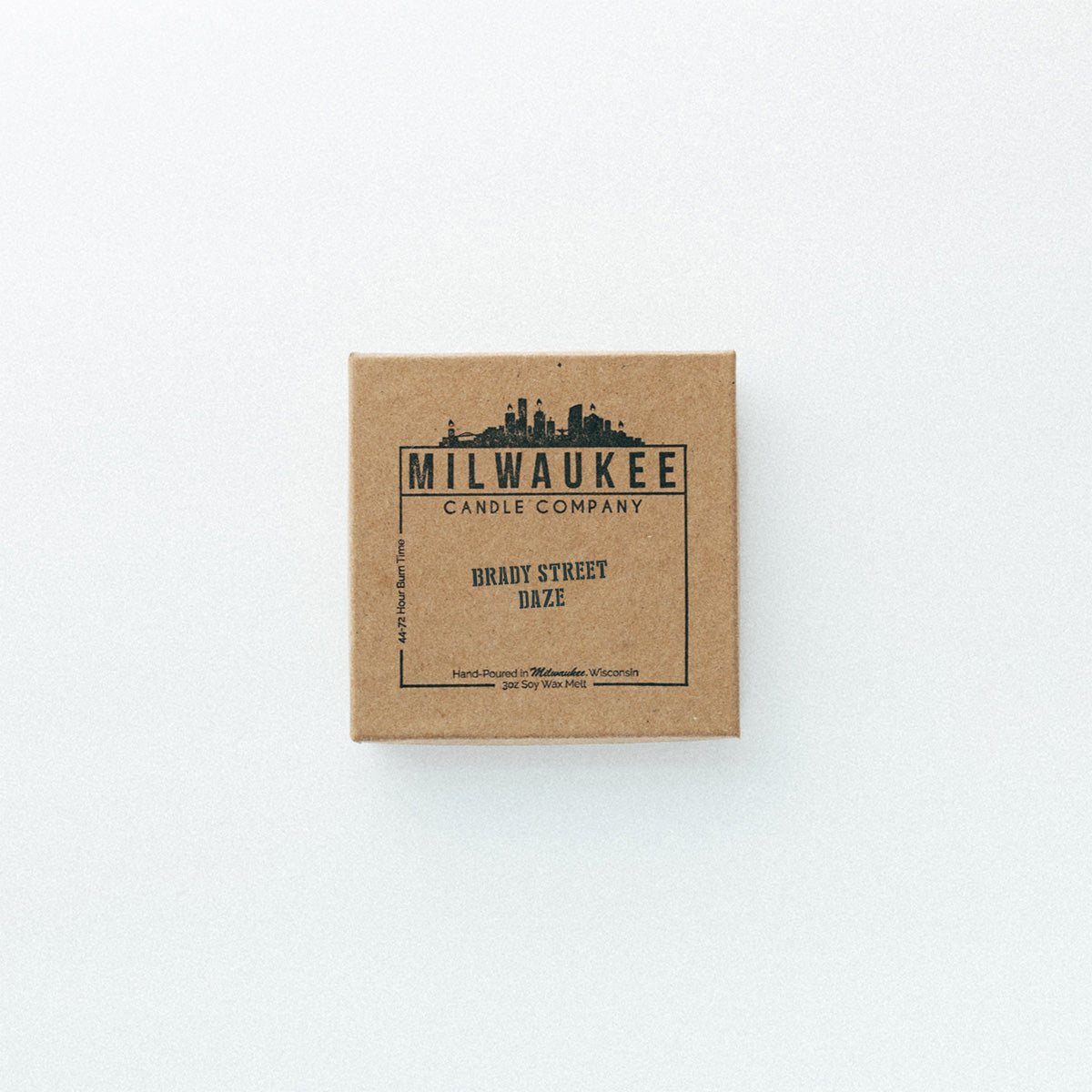 Brady Street Daze Eco Friendly Wax Melt Soy Wax Melt Milwaukee Candle Incense Nag Champa Hand Poured