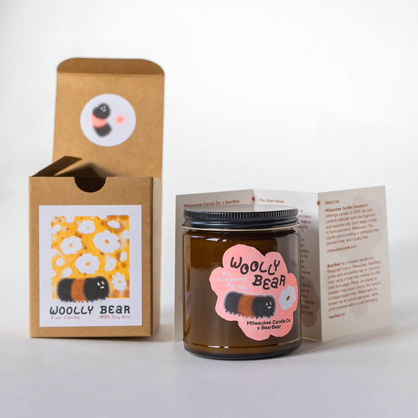 Woolly Bear Candle Photo