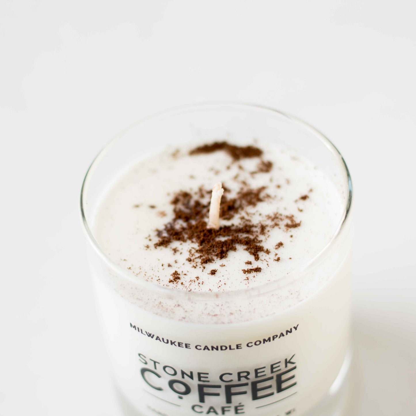 STONE CREEK COFFEE MILWAUKEE CANDLE CO SOY CANDLE
