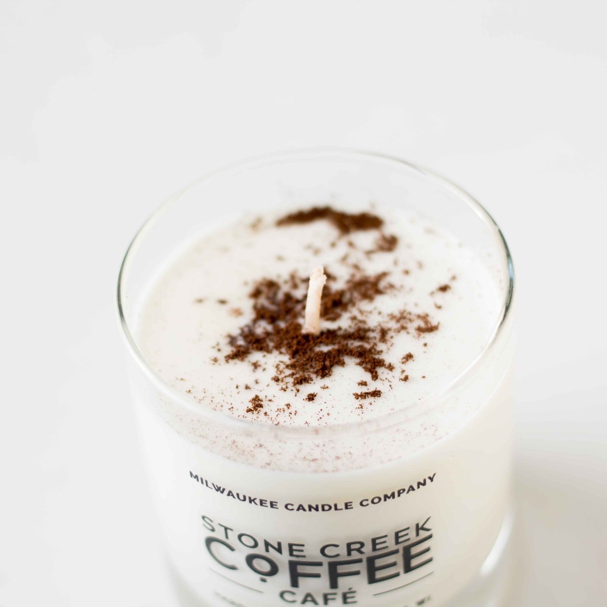 STONE CREEK COFFEE MILWAUKEE CANDLE CO SOY CANDLE