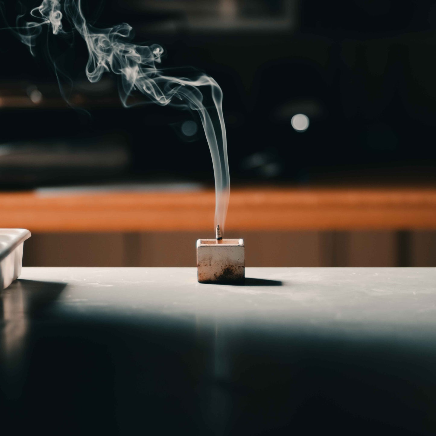 ZOUZ natural incense cone burning