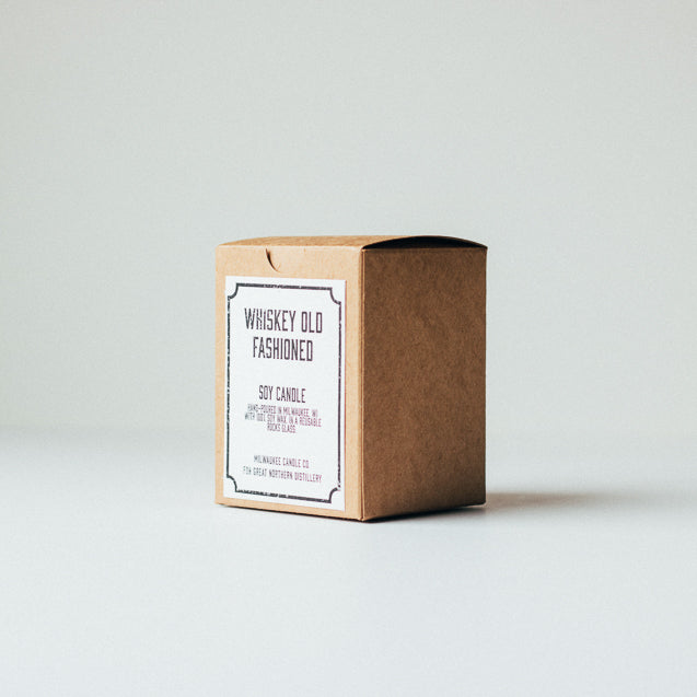 Whiskey Old Fashioned // Soy Candle