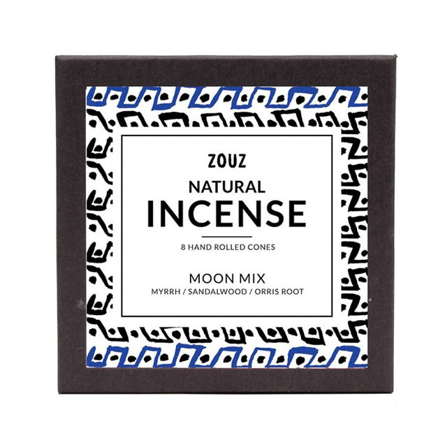 ZOUZ natural incense box - Moon Mix (Myrrh, Sandalwood, Orris Root)
