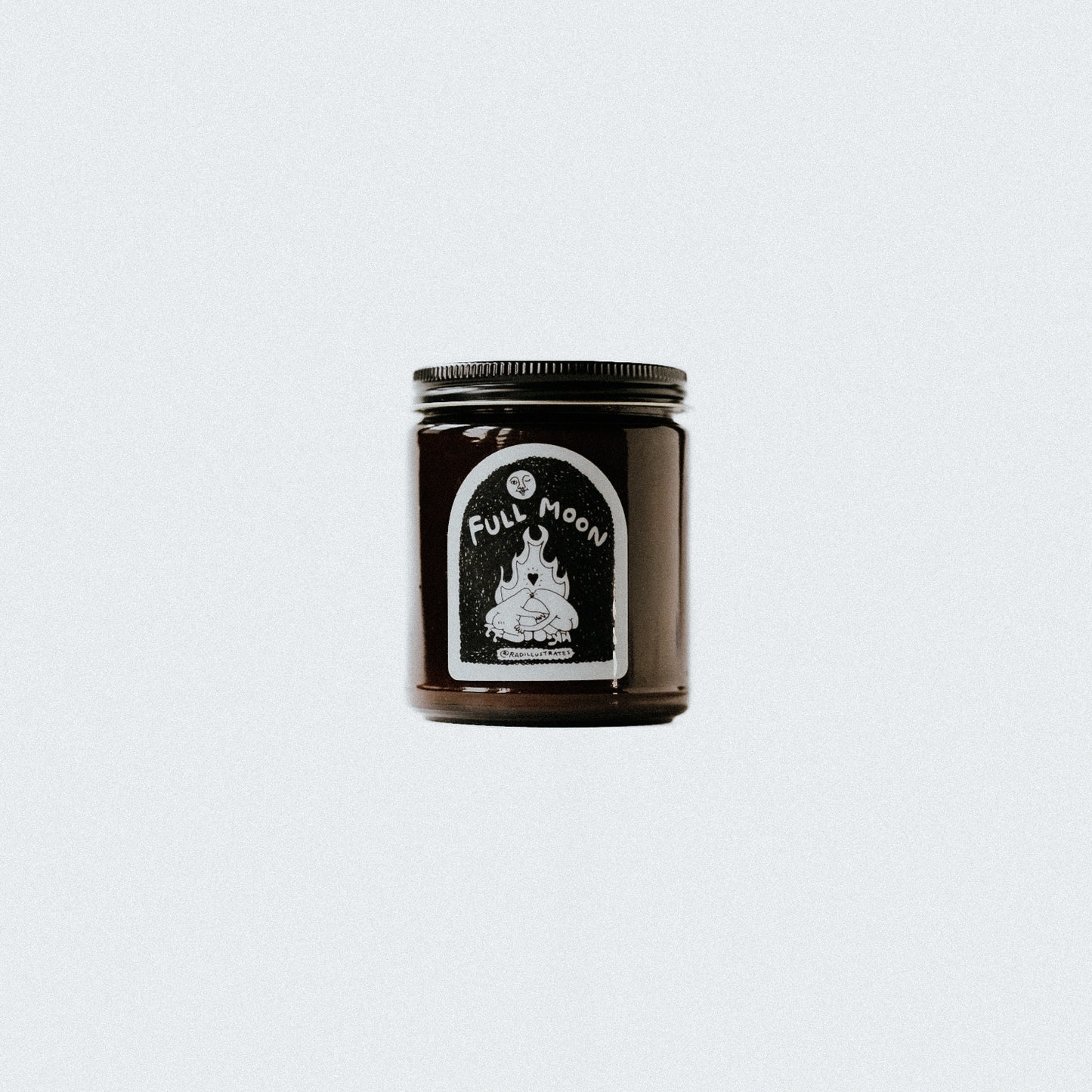Front of the Full Moon Soy Wax Candle