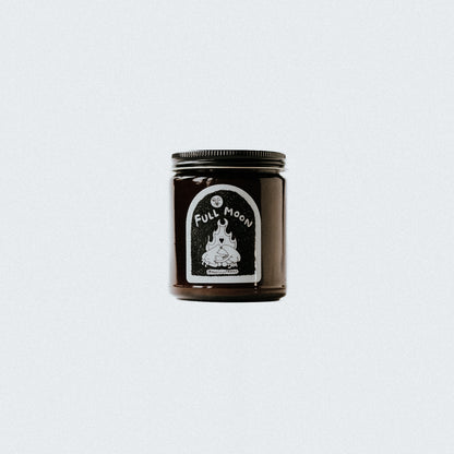 Front of the Full Moon Soy Wax Candle