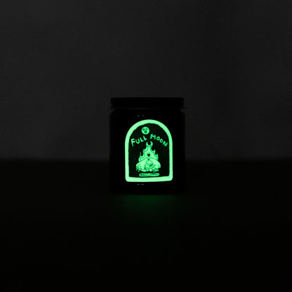 Glowing Full Moon Candle Soy Wax Artisan Candle