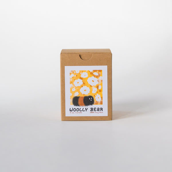 Close up of Woolly Bear Box Label