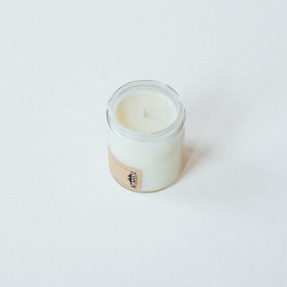 Unisex Jasmine in the Park candle, with earthy musk and sandalwood accents reminiscent of Jazz in the Park in Cathedral Square.