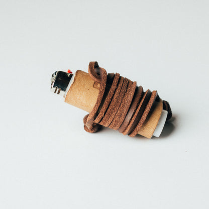 Leather Lighter Caddy
