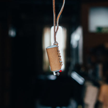 Leather Lighter Caddy