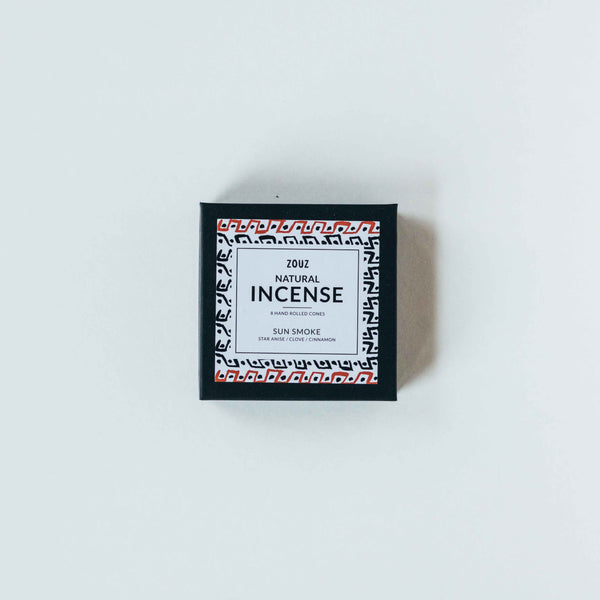 ZOUZ natural incense box - Sun Smoke (Star Anise, Clove, Cinnamon)